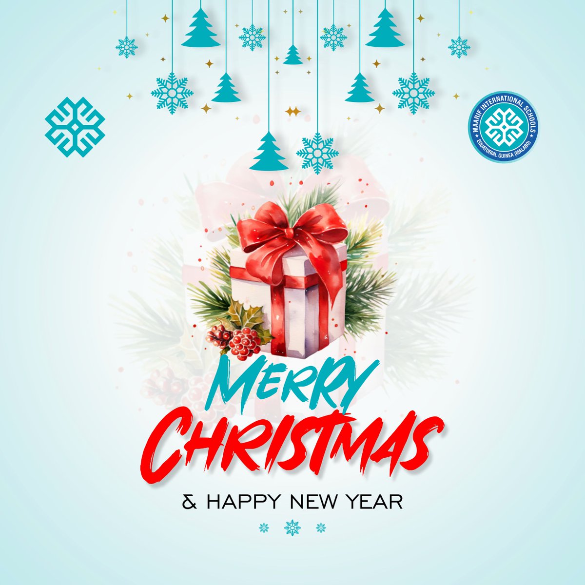 We wish you a Merry Christmas and a Happy New Year.