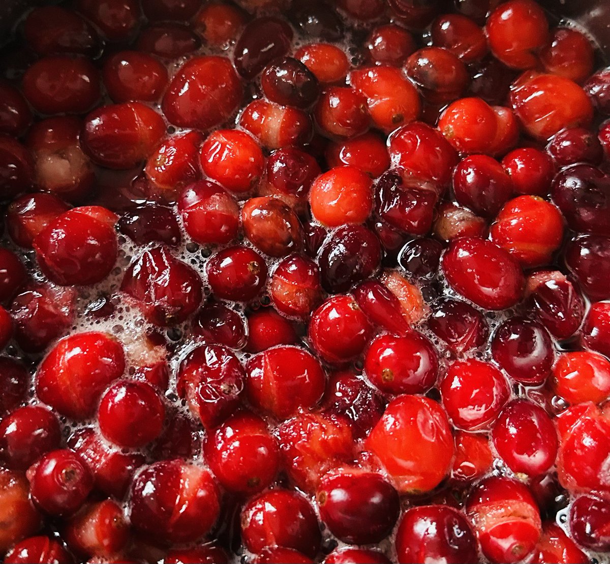 CookTweetRepeat's tweet photo. I am currently making Nigella’s Redder Than Red Cranberry Sauce.

Santa may not be able to guide his sleigh tomorrow night as I am harnessing the power of Rudolph’s nose.

Only joking, kiddies; this is what gives Ruldoph his secret power to shine across the night sky! https://t.co/f8ssgunTiK