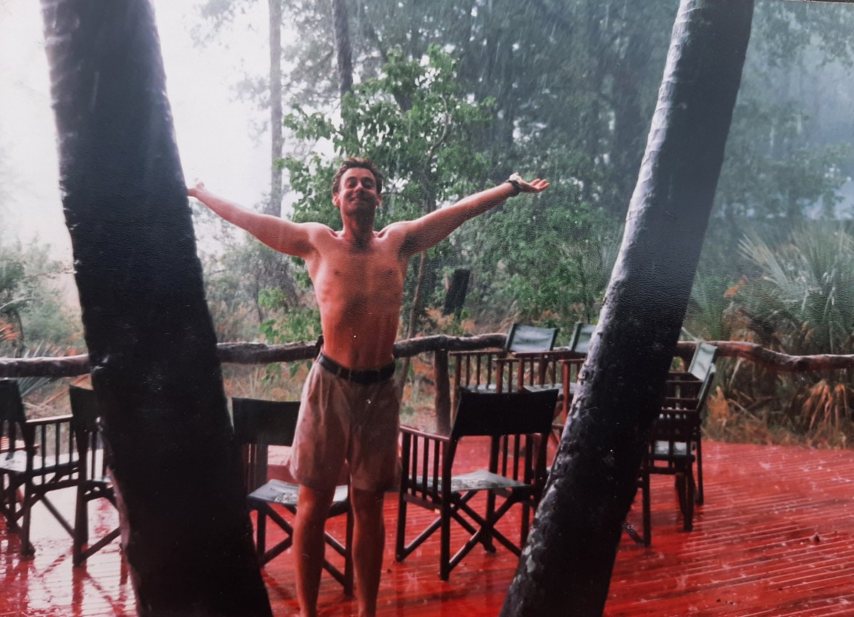 Before we go, Kate and I would like to say a huge thank you to Wilderness and particularly Colin Bell and Russell Friedman for trusting us and giving us our chance.
Thank you for adding so much to our lives...for changing our lives.
(Rain dance Chitabe Lediba 1997)