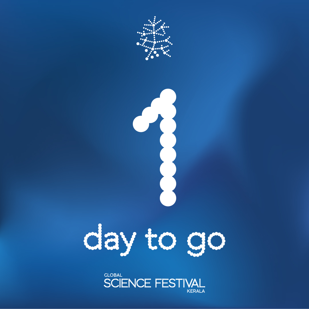 The Global Science Festival in Kerala, just 1 day away, promises an immersive celebration of scientific exploration, featuring insightful talks, interactive exhibits, and engaging activities. Join us for a journey into the wonders of science, where knowledge meets excitement!