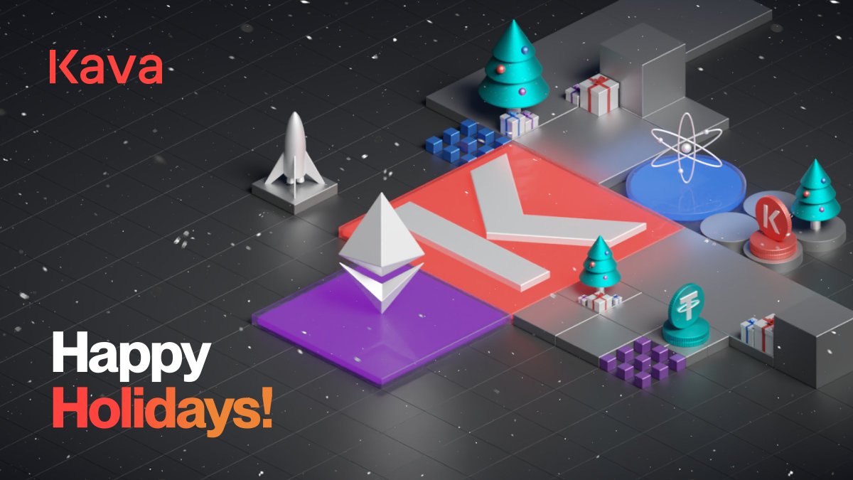 Happy Holidays #KAVA fam! 🎄✨ Keep building, cheers to 2024 🥂 
#HappyHolidays #Buidl