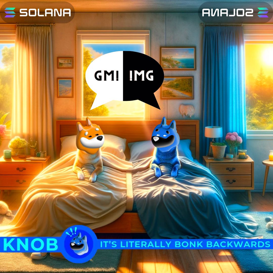 uni_knob's tweet photo. !mG  It's early in the morning, and it's early in $KNOB.

#KNOB $BONK #BONK $SOLANA $ANALOS #ANALOS #SOL $SOL https://t.co/g4WRZ0O8b5
