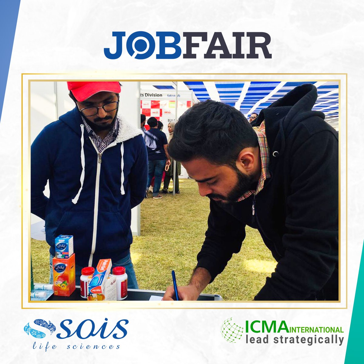 soislifescience's tweet photo. Job Fair at ICMA International is a whirlwind of excitement and opportunities!

#JobFairLaunch #OpportunityAwaits #ICMACareerFair #Sois #pakistan #karachi #nutraceutical https://t.co/nq3sP1ESEK