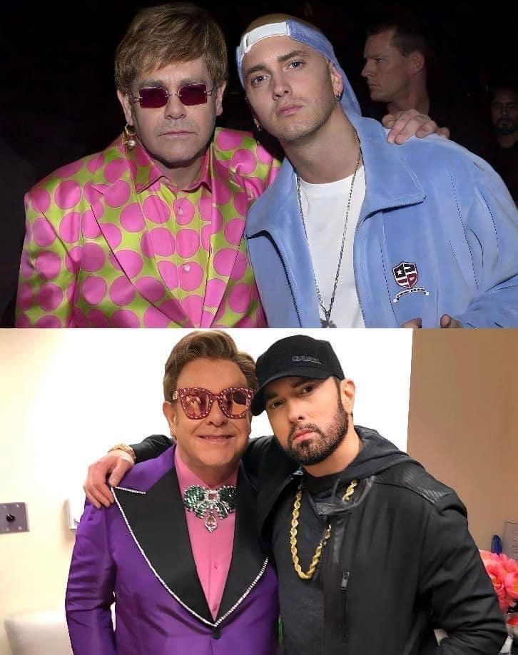 Eminemfiless's tweet photo. Eminem and Elton Jhon 🖤
Before &amp; After🙏

➡️ Eminem's Blogs/News: https://t.co/XGdi1cgmhh https://t.co/6rPMpQQ8o8