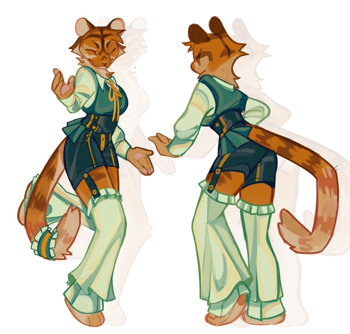 Thegirasol_t's tweet photo. Tiger adopt!

(info below) 

#adoptable #furryartwork https://t.co/iJrF4UkeZT