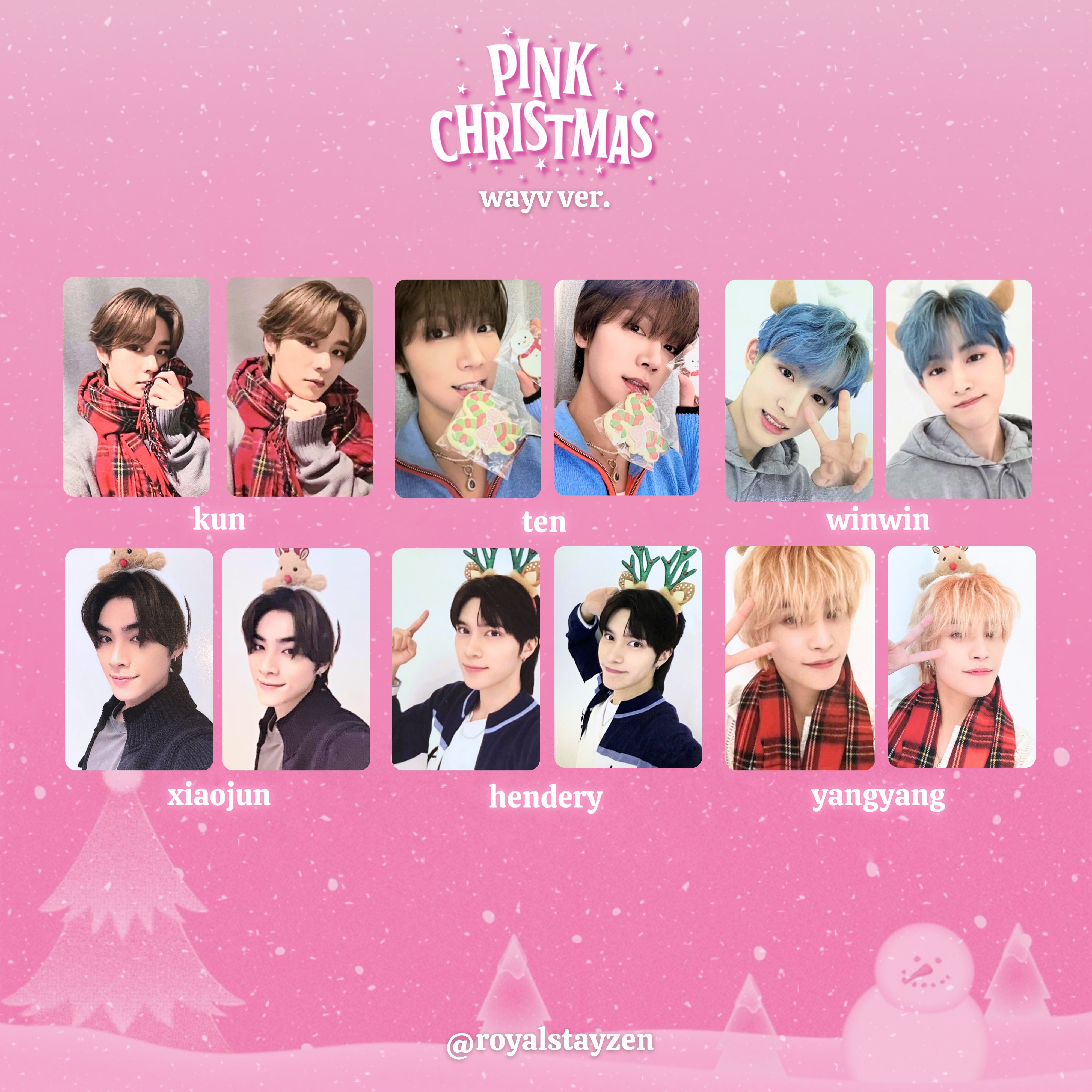 pink christmas ジェノ スペシャルトレカ PINK CHRISTMAS RANDOM PACK_Girls' Generation ver. | SMTOWN