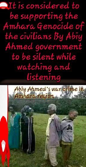 FANO_POWERR's tweet photo. We call on the international community to stop the identity-based genocide that #Abiy Ahmed's targating inocent people
@AntonioGuterres
@UN_secretariats 
@IAC
@LaetitiaBader
@UN_HRC
@UNHumanRights
@nytimes
@washingtonpost
@PostOpinions
@BBCPolitics
@AJEnglish
#AmharaGenocide https://t.co/gIkSwGOzNJ