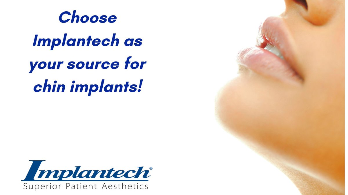 Look no further than Implantech as your source for chin implants – we have a large variety of sizes and shapes available in silicone, Composite™ (ePTFE-Coated) and Solid ePTFE.  #implantech #superiorpatientaesthetics #implantechassociates #chinimplant #chin #chinaugmentation