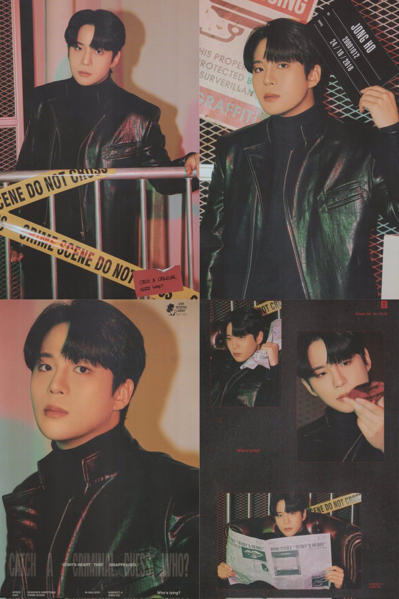 CJHFILES's tweet photo. #종호: ATEEZ 2024 Photobook criminal ver. https://t.co/UFeB947azj