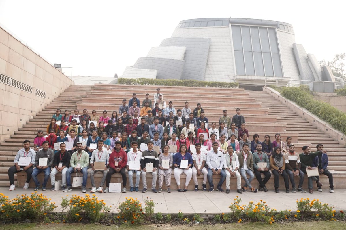 Vikasodisha's tweet photo. Some  special moments captured of @PMSangrahalaya while visiting by the youths of #Odisha. A bucket of thanks to hon'ble Education minister of India @dpradhanbjp ji for inspiring us to visit the such type of Historical places.
#Youths #Delhi #Tours #Day2 https://t.co/Un1fBcYteI