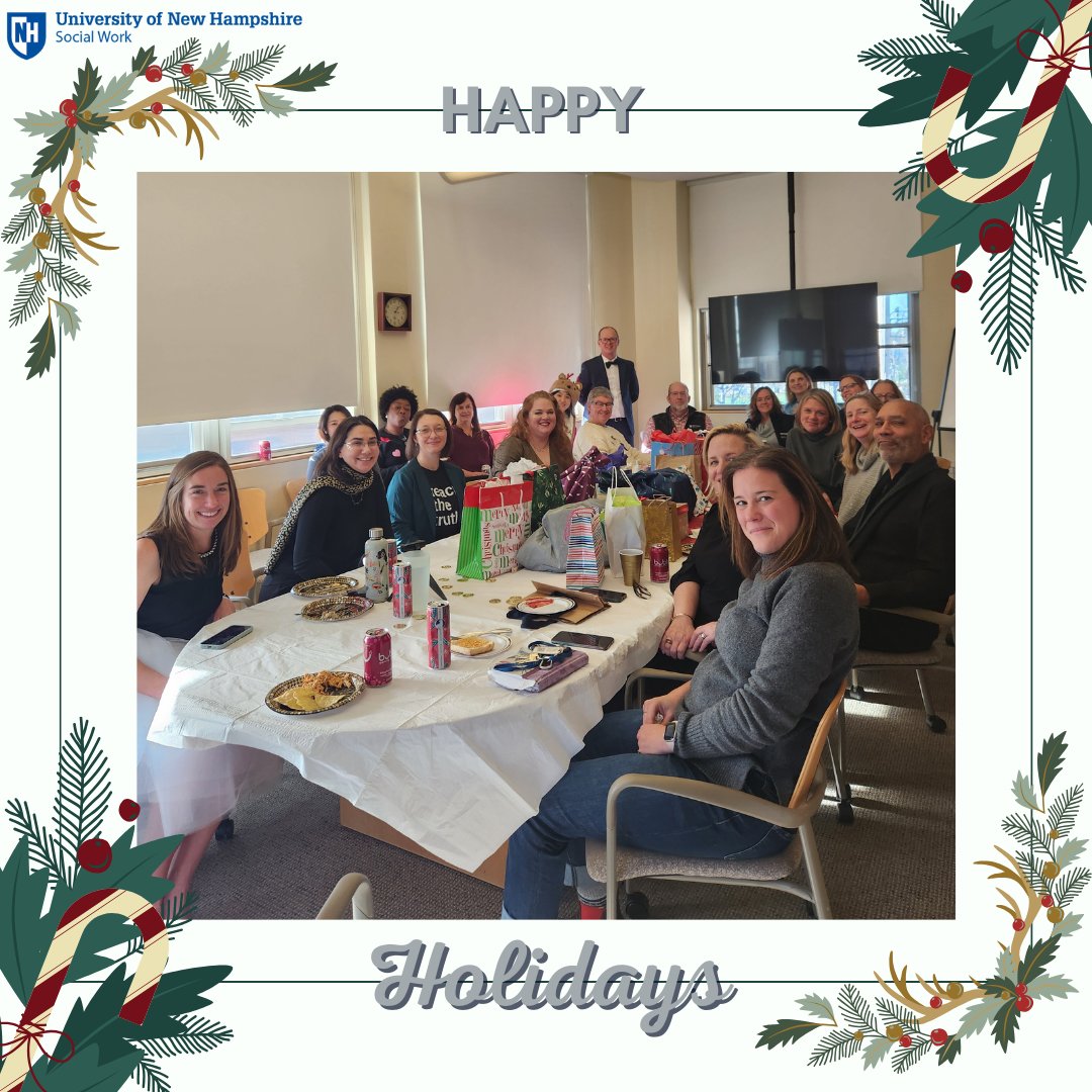 Happy Holidays from the UNH Social Work Department!  We’ll see you next year!

#happyholidays #socialwork #unhsocialwork #newyear #thisisunh #unhchhs