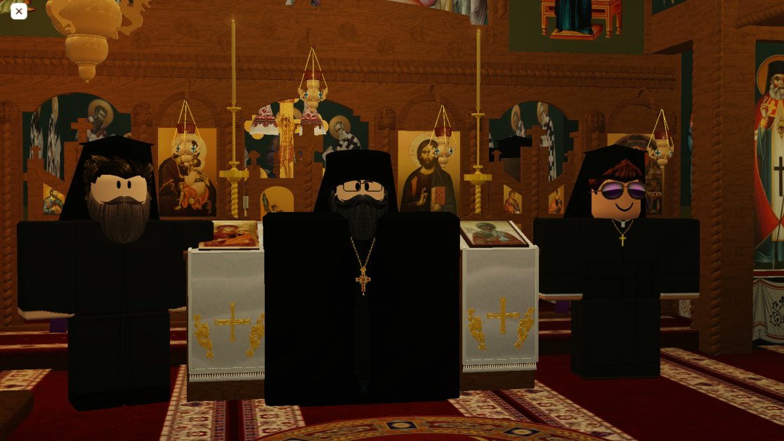 Father_Simos's tweet image. Divine Liturgy, Memorial Service and Sactification of the water for the feast of the 10 Martyrs in Crete, at Smerenia Monastery!
