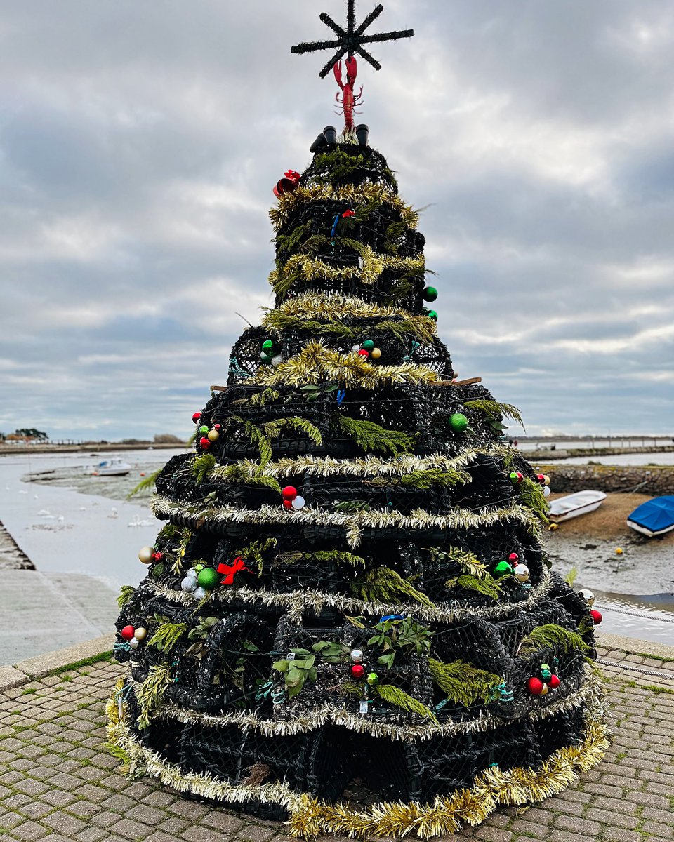EllenWild1's tweet photo. Annual wander to see the Lobster pot Christmas tree in Emsworth 🎄🦞 https://t.co/oMehgA9vQ6
