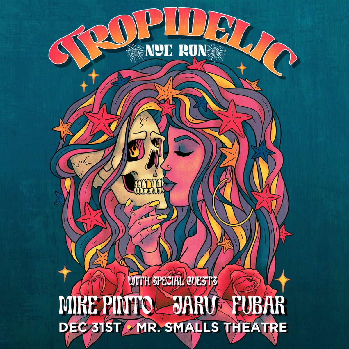 We’re officially out of our tickets for the <a href="/Tropidelic/">Tropidelic</a> NYE show but there’s still limited tix available at the link! Get em before they’re gone!

ticketweb.com/event/tropidel…

<a href="/mikepinto82/">Mike Pinto</a> 
<a href="/JarvMakesMusic/">Jarv</a> 
<a href="/opusoneprod/">Opus One Productions</a> 

#reggae #reggaerock #ska #hiphop