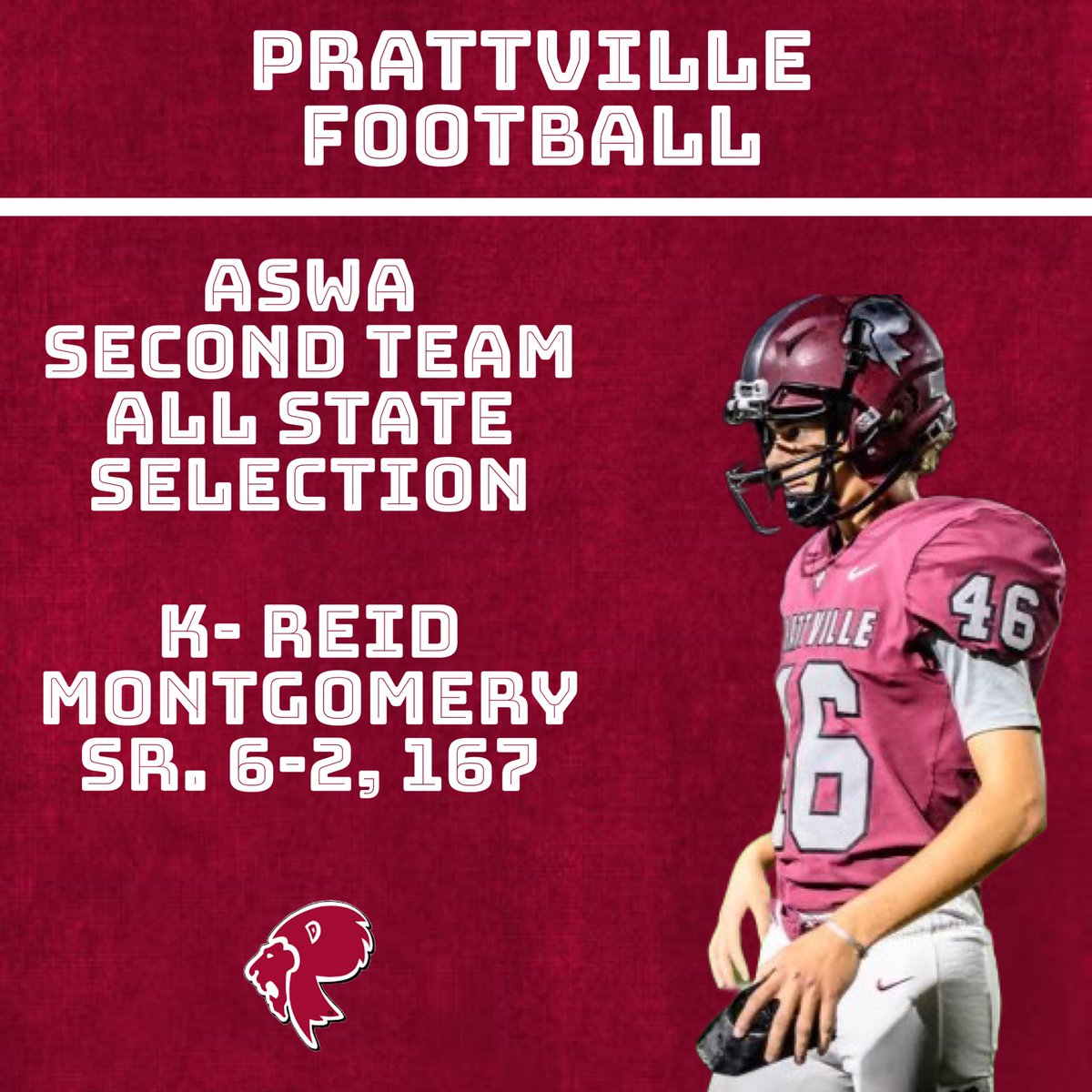 Congratulations <a href="/ReidMontgomer11/">Reid Montgomery</a> on your All-State selection! #GoLions