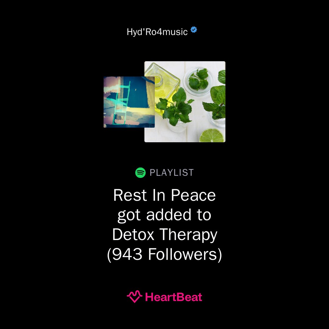 hydro4music's tweet photo. "Rest In Peace" available on every streaming platforms ✨
▶️ LINK IN BIO
#lofimusic #chillhopproducer #chillhoppiano #chillhopbeats #ambientlofi #lofibeats #lofiplaylist #lofiplaylistcurator #lofihiphop #fyp #chillmusic #music #freeurmind #spotify #beatchill✨ https://t.co/bFi34za87K