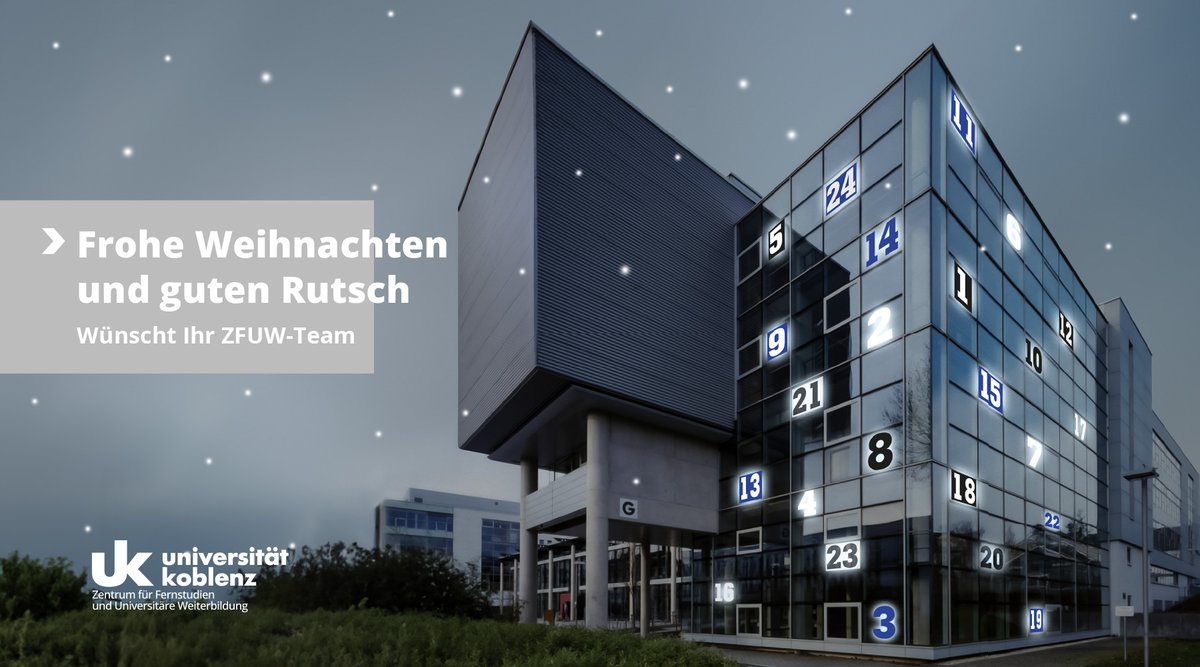 ZFUW's tweet photo. Erholsame Feiertage und einen guten Start ins Jahr 2024 wünscht Ihr #zfuw-Team! 🎄 #merrychristmas #happynewyear https://t.co/iaSsC8TPs3