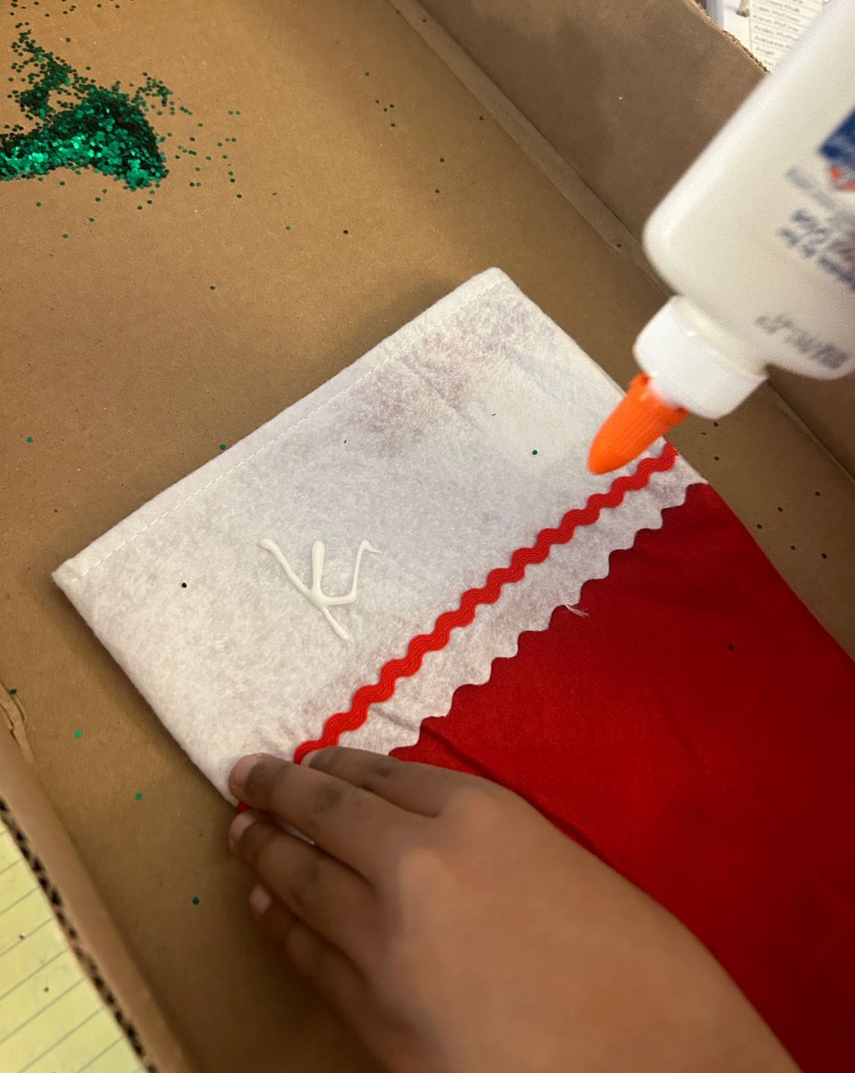 One of my favorite holiday traditions is making stocking with my class. We then do a stocking stuffer exchange where the kids can choose to bring in a gift to put in each stocking. What traditions do you have in your classroom?