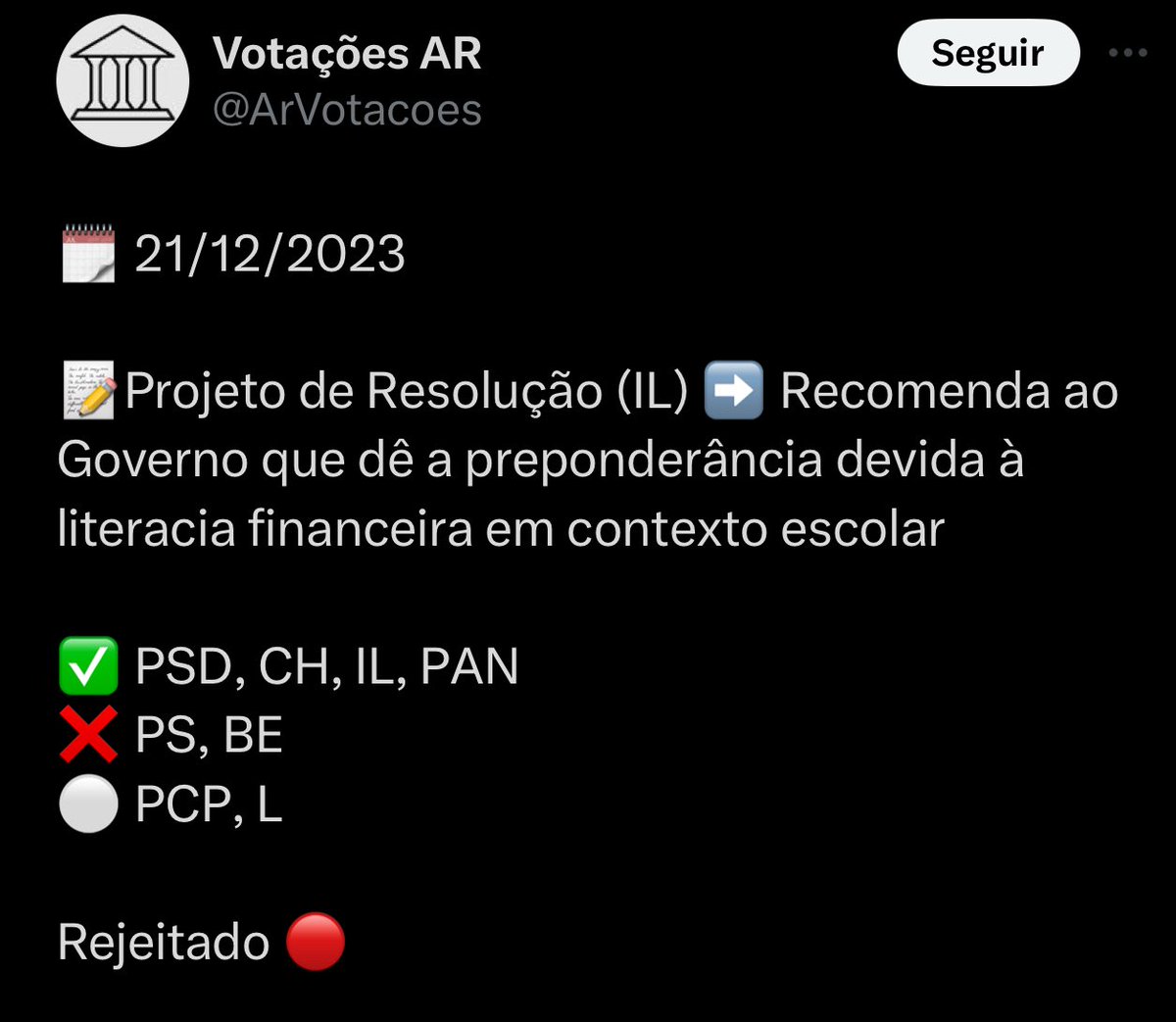 Quanto menos souberem sobre finanças e impostos, mais fácil é votar à Esquerda. Explica bem, porque é que o PS e o BE votam contra: uma questão de sobrevivência.