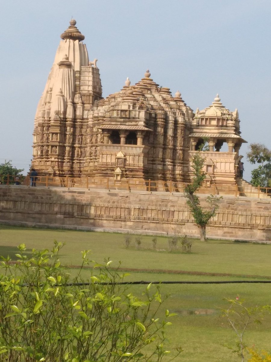 At Khajuraho explicate boards indicate to remove footwear which is followed by foreigners too But guides with tourists keep wearing them in parisar too. They should be told these are 'temples' not monuments/ruins if they follow a different religion.Else shift them elsewhere pl !