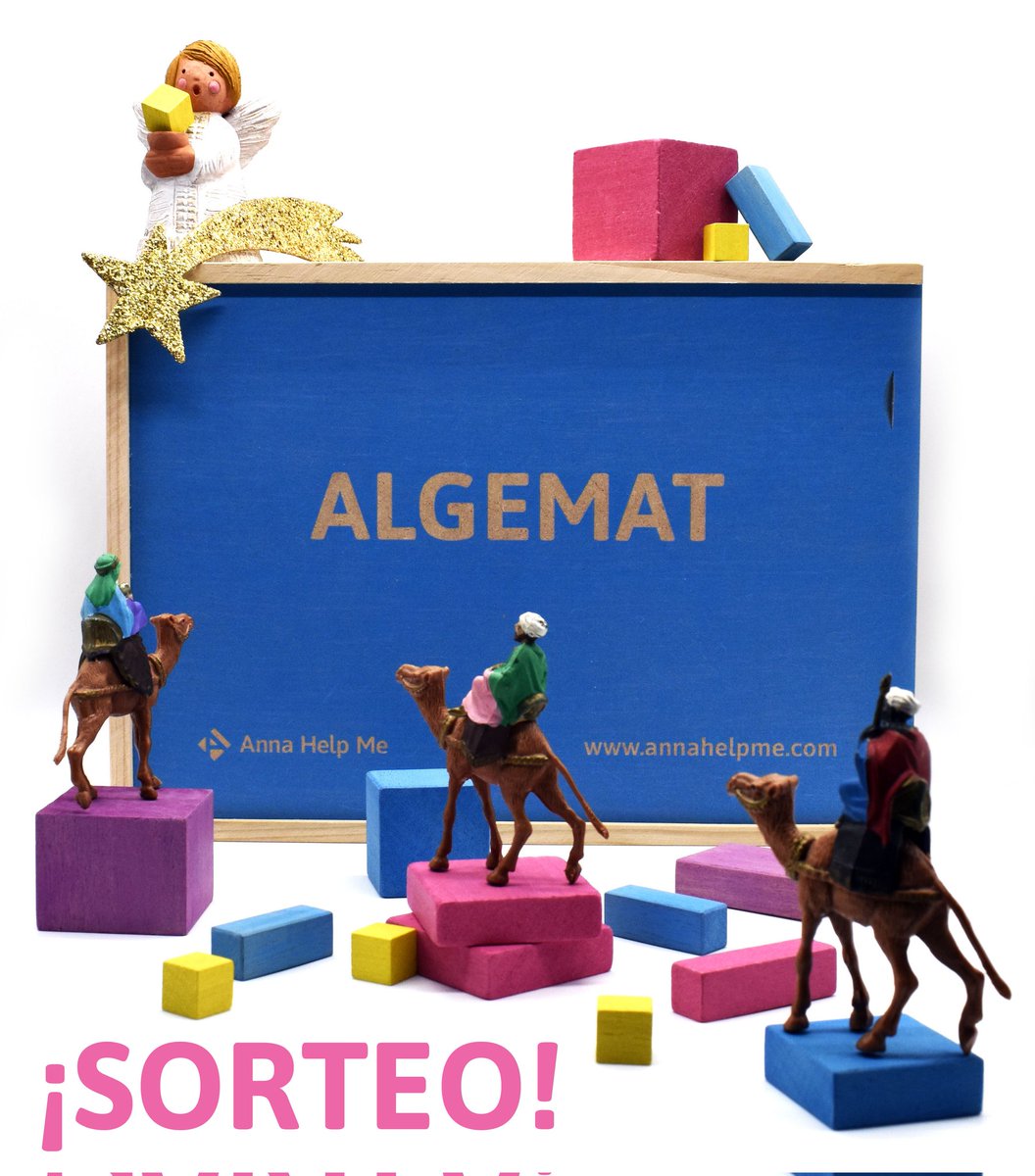 ¡Sorteamos un Algemat para que el 2024 podamos enseñar álgebra con material manipulativo!

¿Cómo participar?
1️⃣ Seguirnos
2️⃣ Dar retweet

¿Aún no sabes qué es el Algemat? Entra en nuestra página web y conoce nuestro proyecto para trabajar las matemáticas.