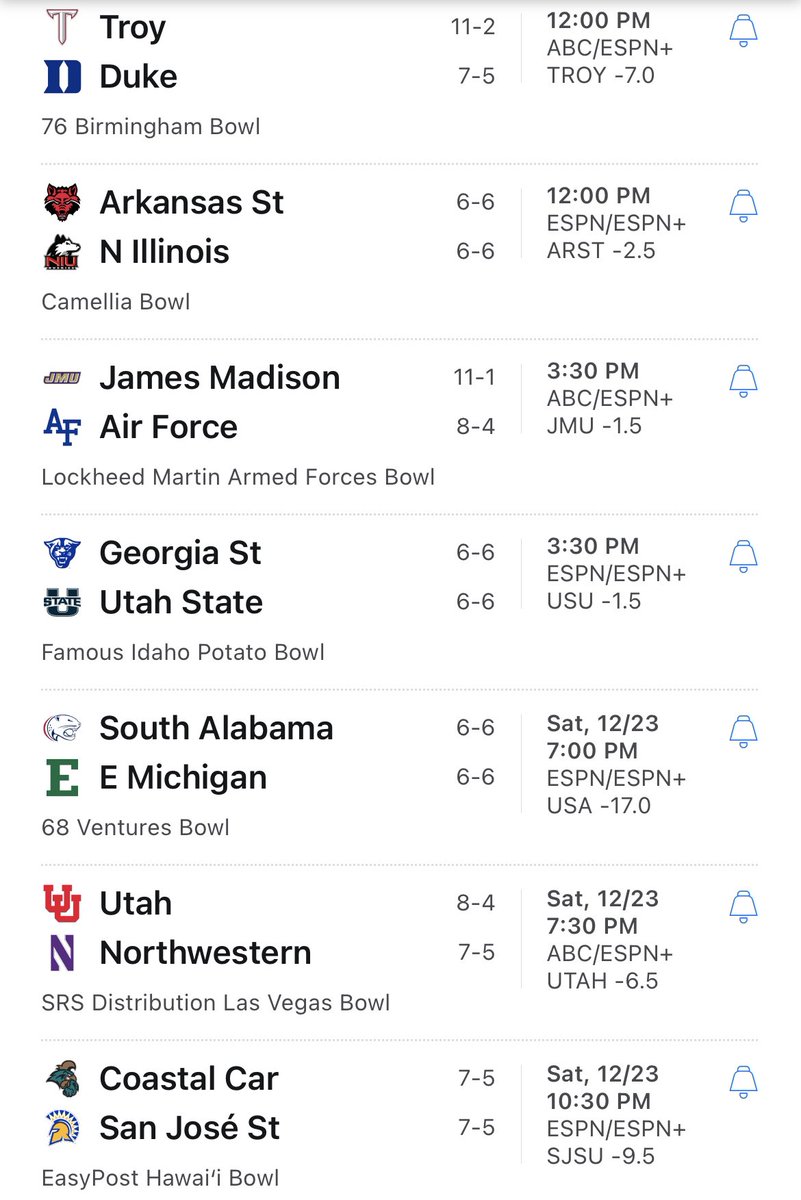 JFirestoneMPSC's tweet image. BIGGEST DAY OF THE FOOTBALL SEASON

We’ve got a play in each of the 7 Bowl Games as well as both #NFL  games

Todays card includes 14+ units with our TOP play being a 4 unit MONSTER

Kickoffs begin early at NOON eastern time

DM US NOW 💰🔥🏈

#GamblingTwitter #BowlSeason #CFB