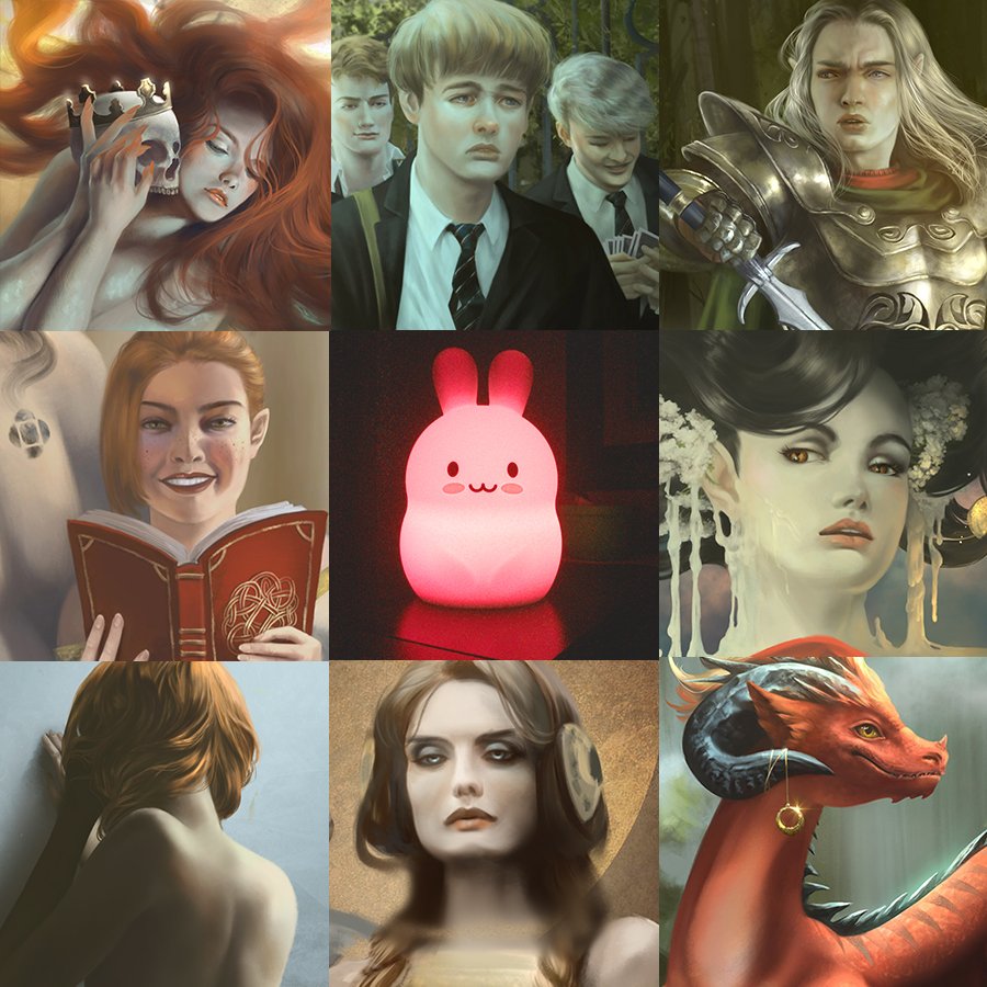 aramisdream's tweet photo. Art summary of 2023 😊#artsummary2023 #artvsartist2023 #yearofthebunny #realism #DigitalArtist #fantasyart https://t.co/QtgYsTnMNc