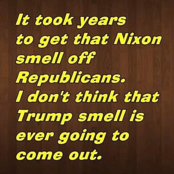 That's not ever going to come out 
#TrumpSmells 🤢