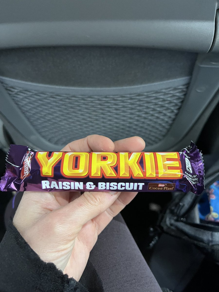 theemmachristie's tweet photo. This is a first for me, bought on recommendation from someone at @NewcastleNoir - was it you, @CallumMcSorley ? Whoever it was, I’m liking it BUT it doesn’t beat the classic blue bar #NotForGirls #Yorkie https://t.co/MBBW9BJNgM