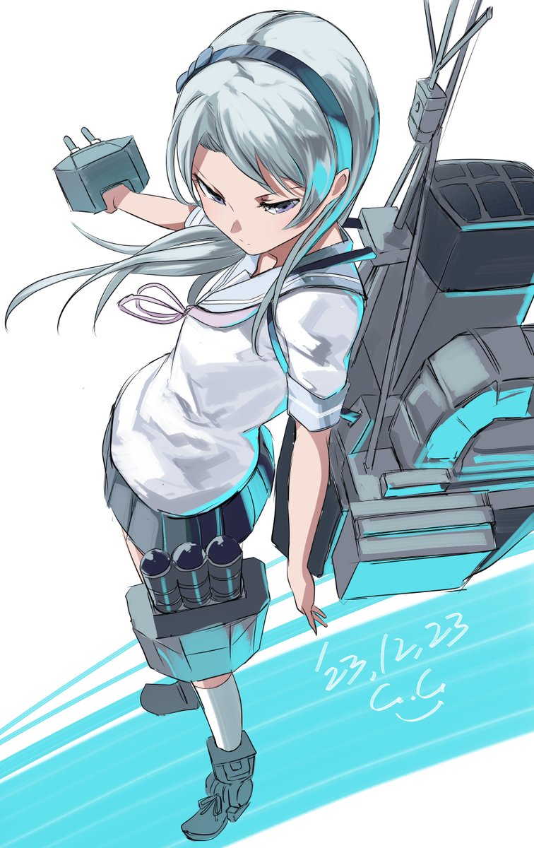 艦これ「#艦これ版真剣お絵描き60分一本勝負_20231223」|げげさんのイラスト