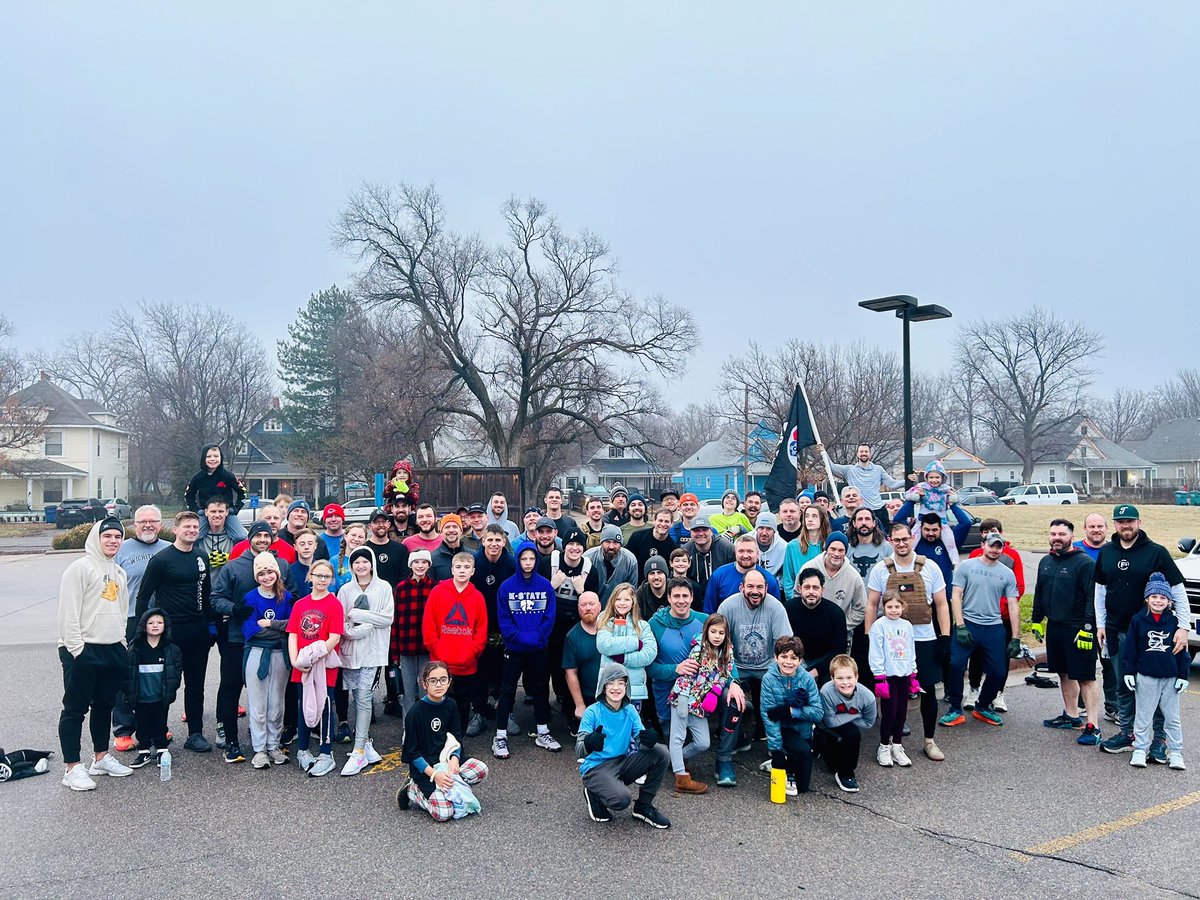Great way to start the day with <a href="/F3Wichita/">F3Wichita</a> working out at the Children’s Advocacy Center of KS.