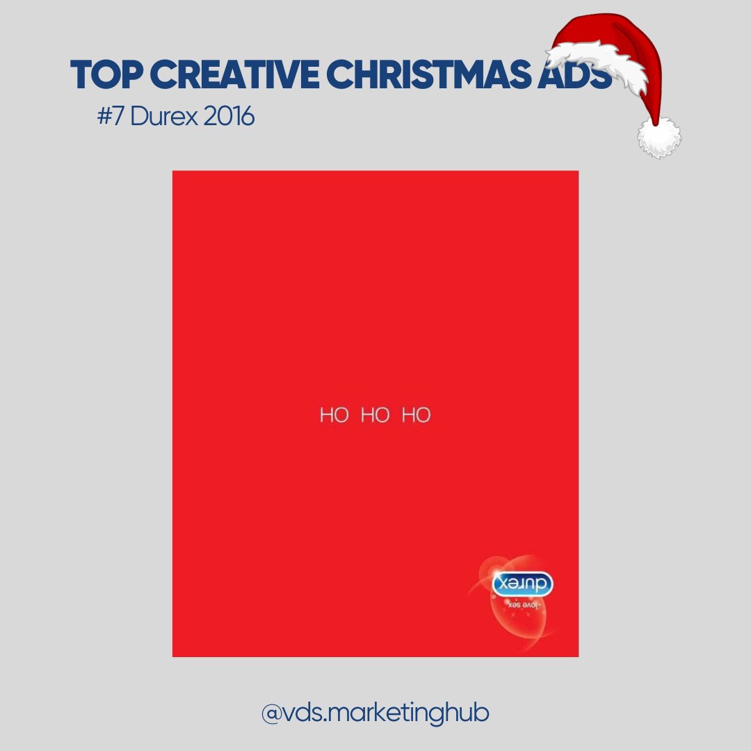 VdsMarketing's tweet photo. The top 10 most creative #marketingcampaigns that would never get old.
Tis the season
#marketing #digital #christmas #jingle #jinglebells #tistheseason #santa #mercedes #tide #adidas #jordan #durex #pepsi #heineken #mcdonalds #apple https://t.co/THyu5Ro9uy
