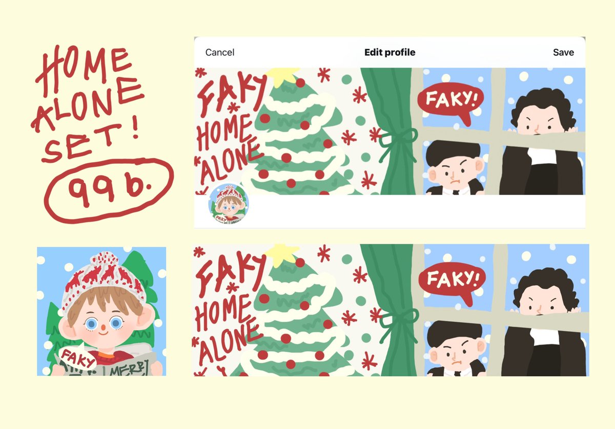 letter to mr.claus 🎅🏻 &amp; home alone 👦🏼

♡ price - 99 bath 

♡ mention 🎅🏻 for letter to mr.claus 

♡ mention 👦🏼 for home alone

(เปลี่ยนได้แค่ชื่อนะคะ)

#ร้านฟอร์บอท #พื้นที่โปรร้าน 
#fakythebabyxworks