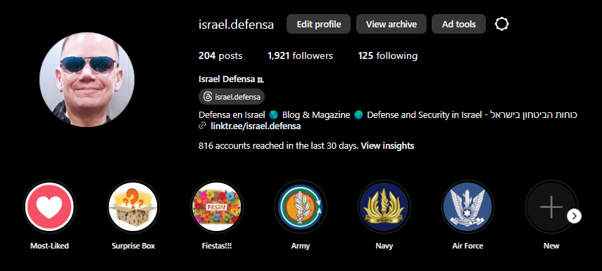 Defensa_Israel's tweet image. Hola amigos. Tengo una cuenta en Instagram abandonada por falta de tiempo desde hace unos años, y dado el aluvión de israelofobia que estamos sufriendo en este momento en las redes, me gustaría revivirla poco a poco.
instagram.com/israel.defensa/
Agradecería a todos aquellos fans de…