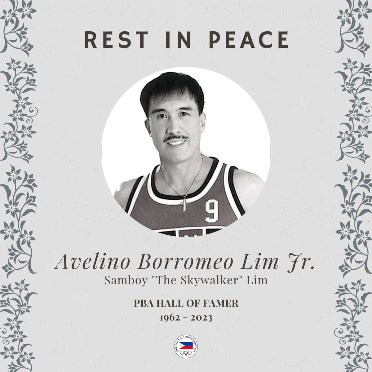 In memory of PBA legend Samboy Lim: A trailblazer on the court, a hero in the hearts of fans. Now you're truly walking in the sky, forever etched in the heavens of basketball lore. #RememberingSamboyLim