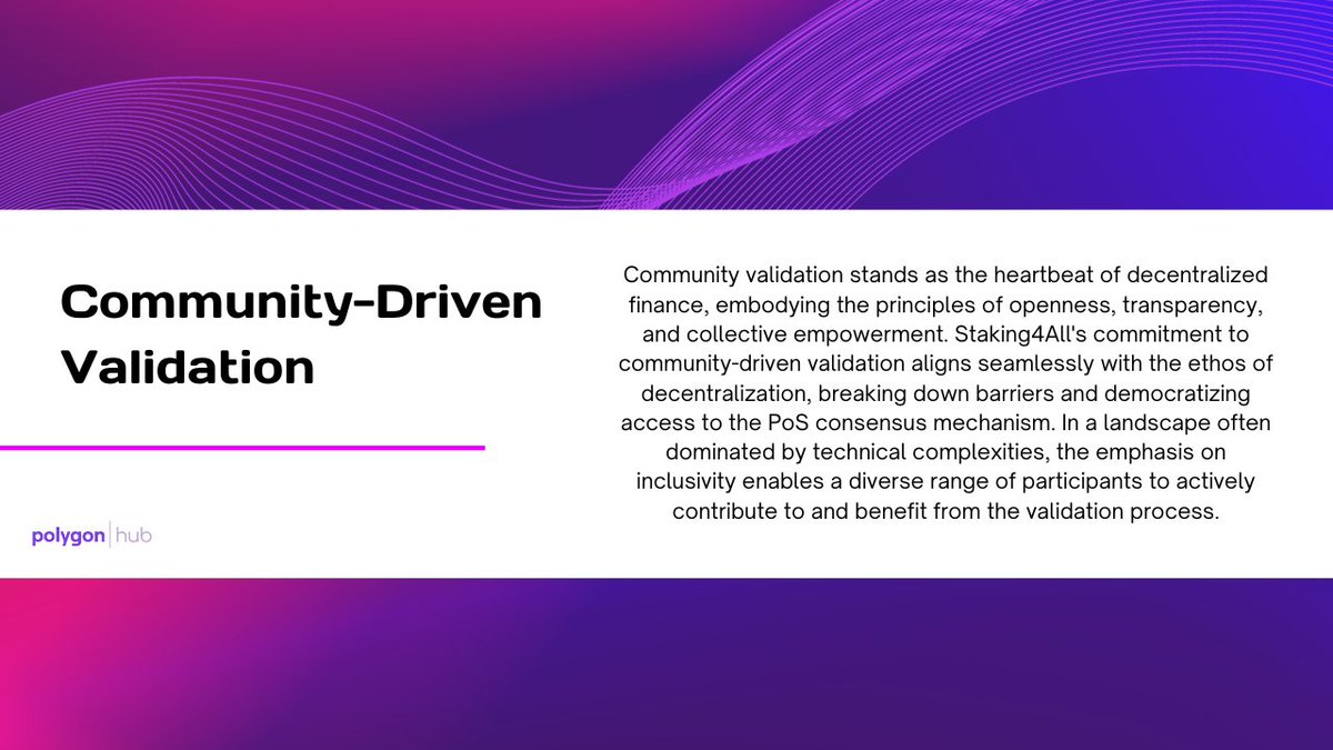 Chirimibee's tweet photo. 2/ Staking4All's low-cost validating service acts as a gateway, bridging the gap between enthusiasts and the intricate world of PoS consensus, fostering a decentralized financial ecosystem that truly belongs to the peopleβ
@0xPolygonLabs #PolygonPOS #Staking4All https://t.co/IzqM1wq2la