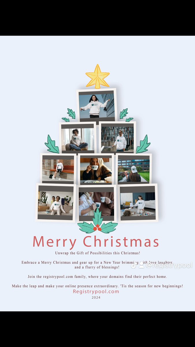 registrypoolcom's tweet image. 🌟✨ Unlock the Magic of Your Online Dreams! 🚀🎁Dive into a world of endless possibilities this Christmas with registrypool.com! 🚀✨ It’s time for new beginnings—your journey to digital success starts here! #registrypool #merrychristmas #newbeginnings #domain #christmas