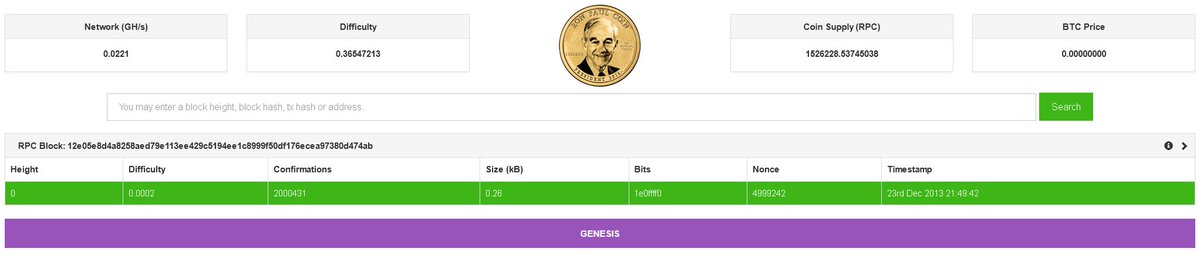 realtrueog's tweet photo. #RonPaulCoin is 10 years old today! https://t.co/x4yXWIEkDj