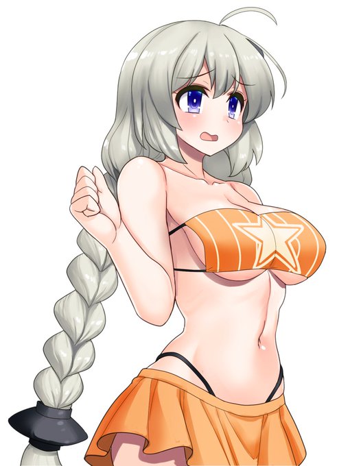 追加で描いた前傾姿勢じゃないあかりちゃん 