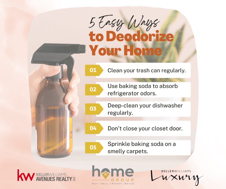 Realtor5280HG's tweet image. Say goodbye to unwanted odors with these tips to freshen up your living space!

#hgdenver #hometips #howyouhome #cleanhome #cleanhomehappyhome #lifehacksandproductivitytips