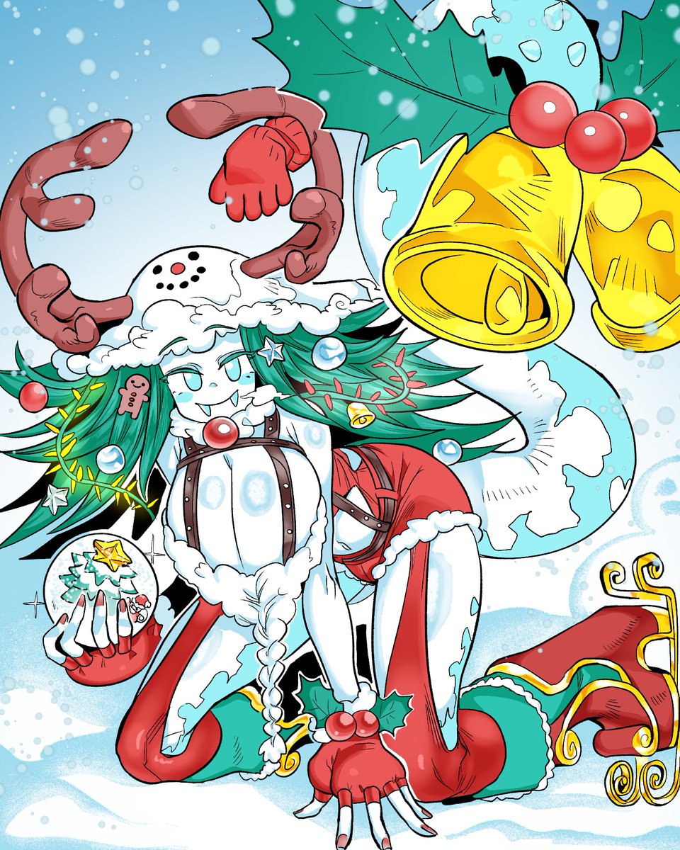 「Happy Holidays 」|ねくびぁのイラスト