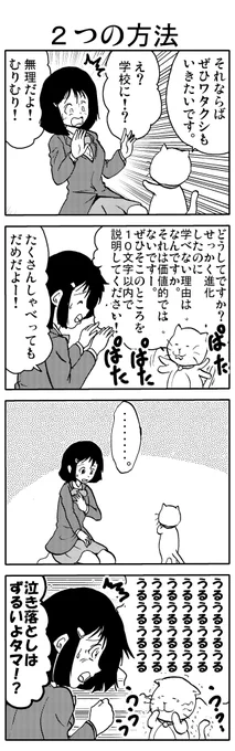 うちのタマが「進化」しました。⑮  ※ どうしても「学校」いきたいタマの話   #猫 #漫画が読めるハッシュタグ