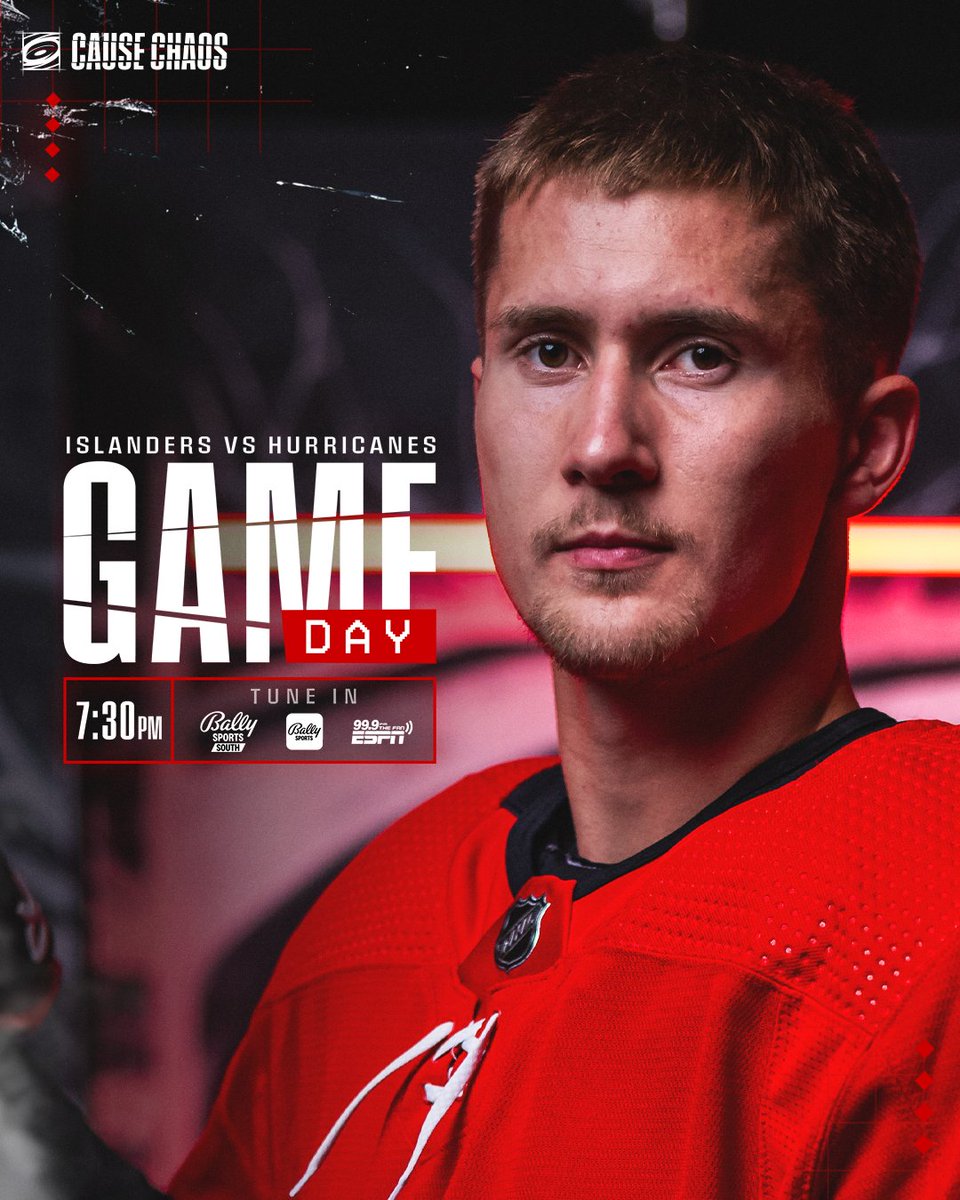 GAMEDAY!

📍 <a href="/PNCArena/">lcnc</a> 
🕢 7:30 p.m.
📺 @CanesOnBally 
📻 <a href="/999TheFan/">99.9 The Fan</a> 
🎟️ n.carhur.com/3v4TU9K
#CauseChaos 

Preview » n.carhur.com/48aVXYx