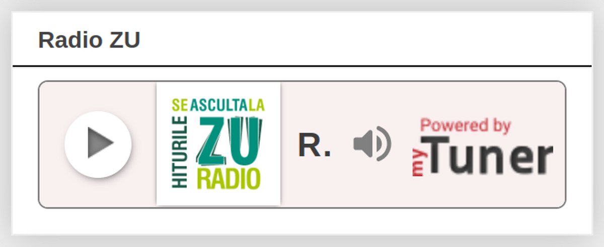 𝐑𝐚𝐝𝐢𝐨 𝐢𝐧 𝐑𝐨𝐦𝐚𝐧𝐢𝐚

Like in the Netherlands, you are able to listen online, for free, to the top radio stations in Romania:
mytuner-radio.com/radio/country/…

Among them Radio ZU is chosen to be played 𝐥𝐢𝐯𝐞, 𝐞𝐯𝐞𝐫𝐲 𝐝𝐚𝐲, on the blog:
practicalknowledgeromania.blogspot.com