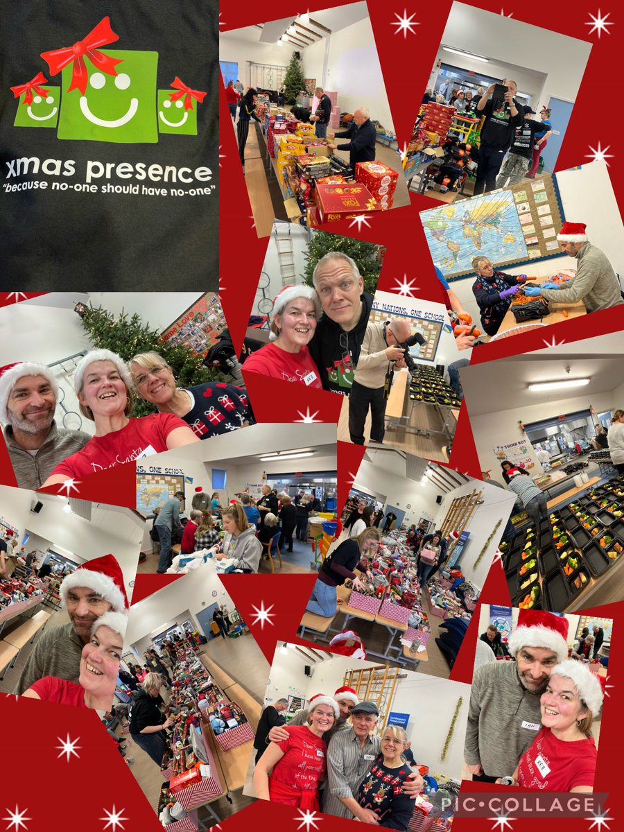 Fantastic morning making up hampers for #XmasPresence with my better half, sister and brother-in-law. Still time to support this fab #community initiative in #York via justgiving justgiving.com/crowdfunding/s…