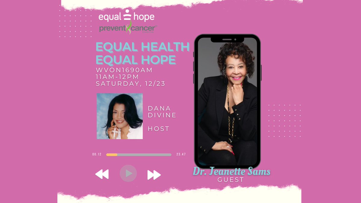 Change your life today! Join the conversation with Dr. Sams on WVON at 11a today!