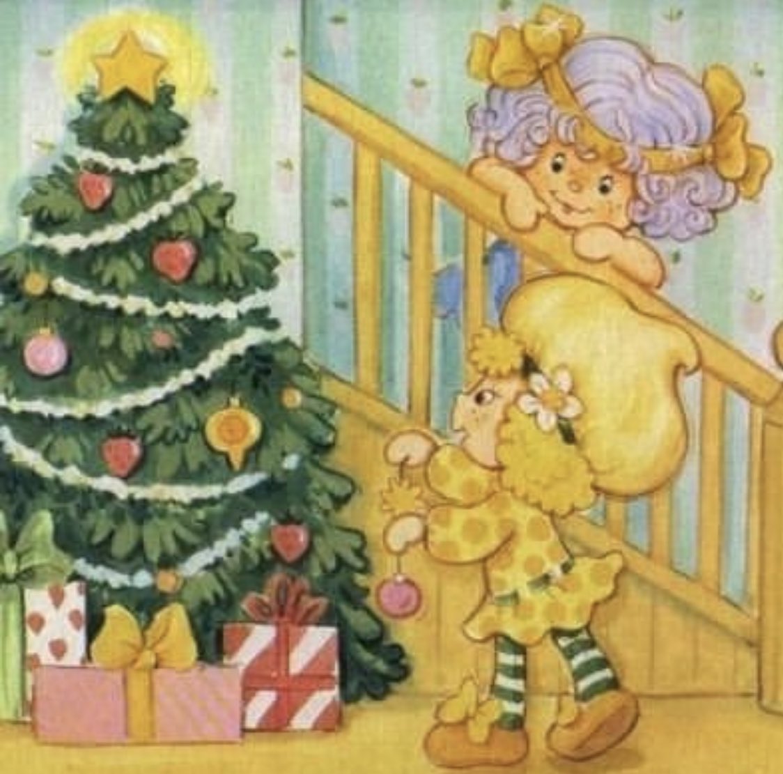 ArtCelineLove's tweet image. christmas in strawberry shortcake🎄🍓