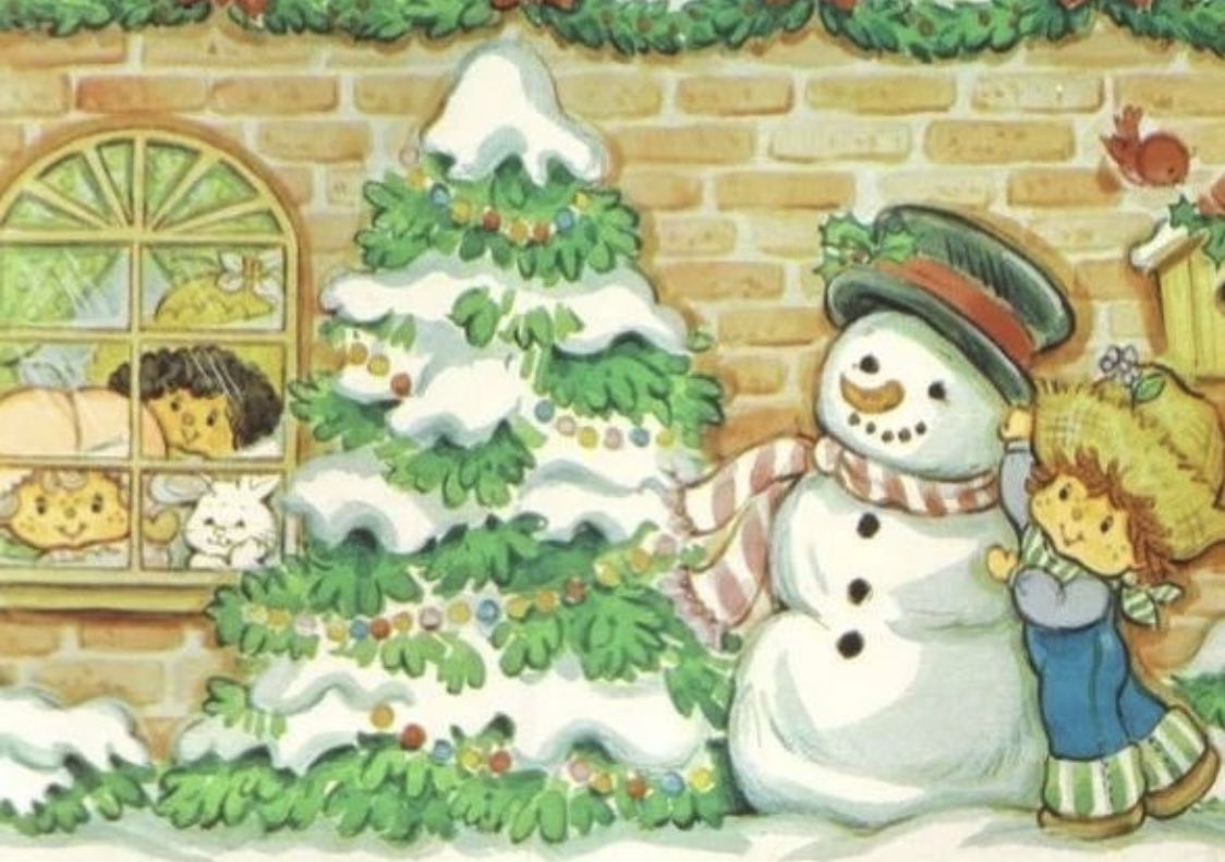 ArtCelineLove's tweet image. christmas in strawberry shortcake🎄🍓