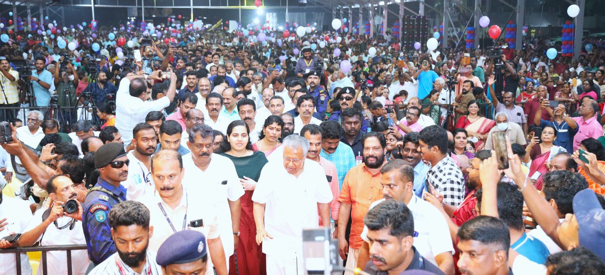 The 36-day #NavaKeralaSadas journey of the LDF Govt from Manjeshwar to Thiruvananthapuram concludes, signifying a landmark in democratic governance. Gaining widespread support, this movement bolsters the GoK’s commitment to shaping a revitalized Kerala.