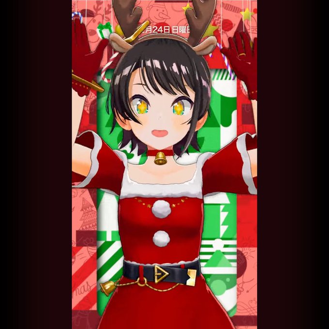 「merry christmas red dress」 illustration images(Latest)｜2pages